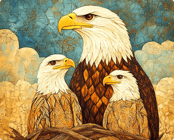 Eagle painting