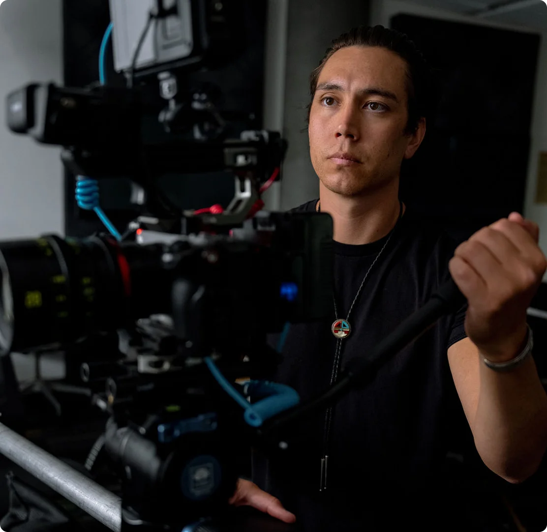 Cinematographer at work